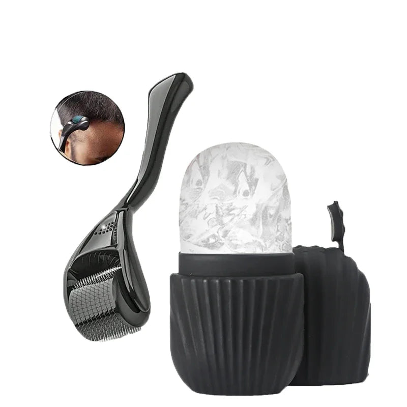 Ice Glow™ – Set 3-en-1 Anti-Rides (Roller + Gua Sha + Ice Therapy)