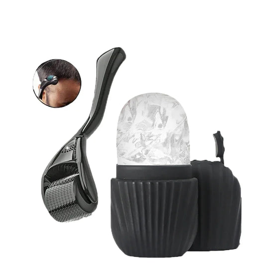Ice Glow™ – Set 3-en-1 Anti-Rides (Roller + Gua Sha + Ice Therapy)
