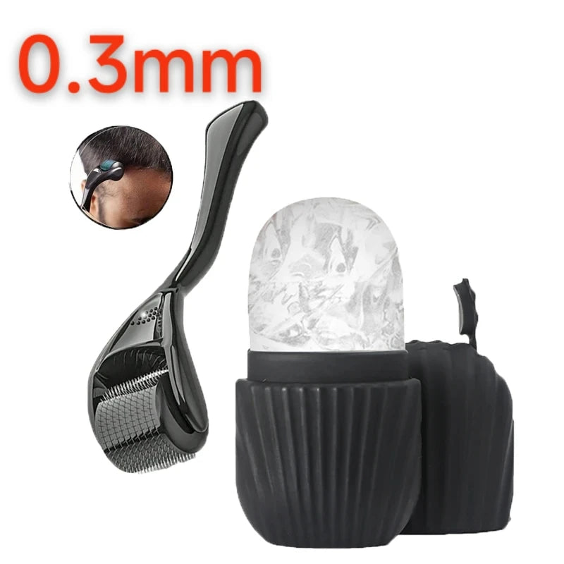 Ice Glow™ – Set 3-en-1 Anti-Rides (Roller + Gua Sha + Ice Therapy)