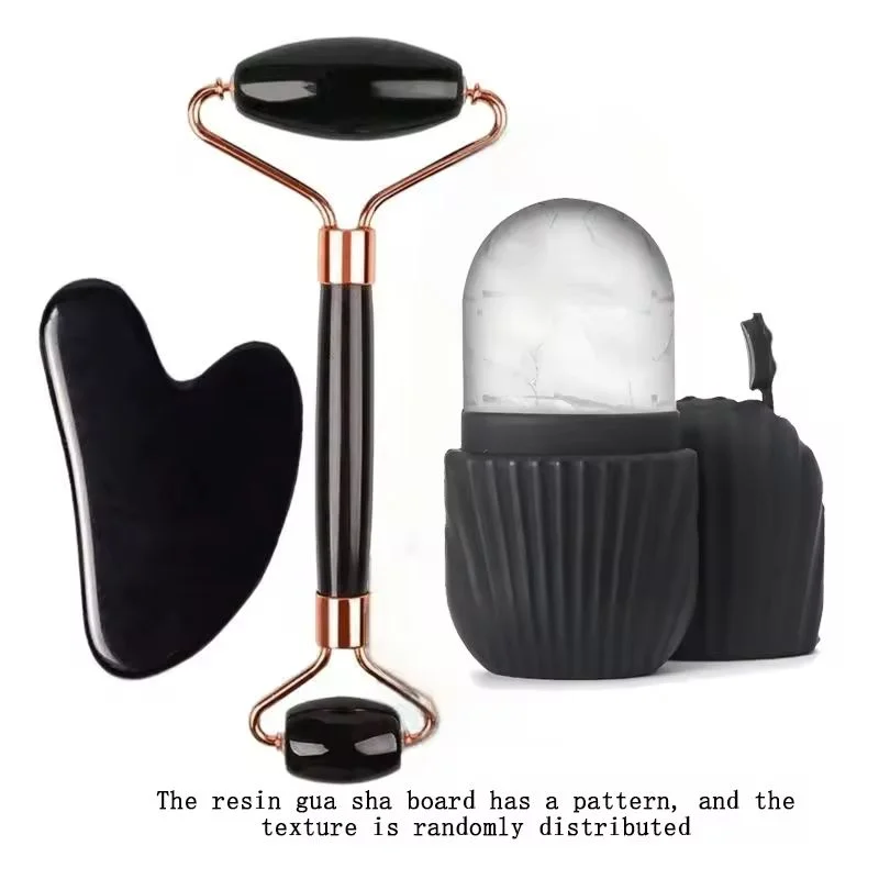 Ice Glow™ – Set 3-en-1 Anti-Rides (Roller + Gua Sha + Ice Therapy)